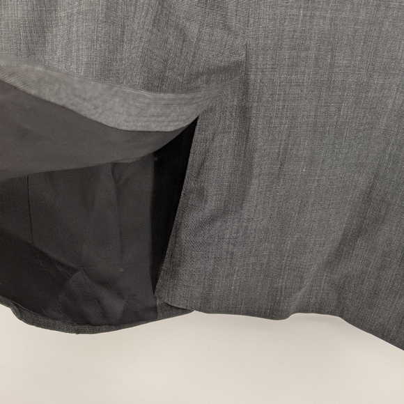 Vintage Brooks Brothers Sport Coat Suit Jacket Pure Wool Gray Two-Button 43L - Picture 9 of 12